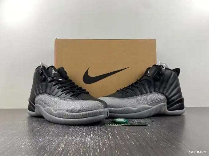 Kicktheory Wolf CT8013-019 Grey Air 12 Black Jordan 0606